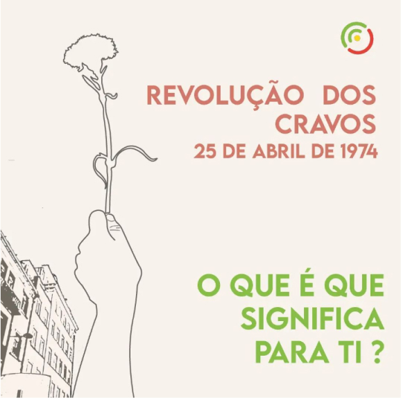 Publicação de comemoração do 25 de abril