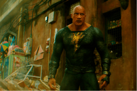 dwayne Johnson como black adam