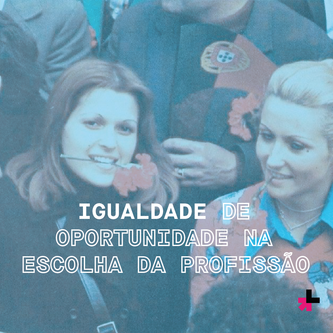 Capa da publicação de comemoração do 25 de abril com mulheres nas ruas nesse dia